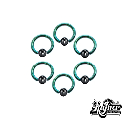 TITANIO TURQUESA CON BOLA DE COLOR